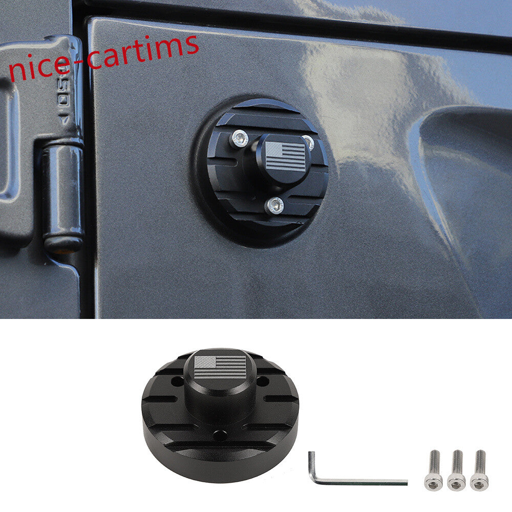 Alloy/Steel Radio Antenna Base Replace Cover for Jeep for Wrangler JK JL JT 2007-23