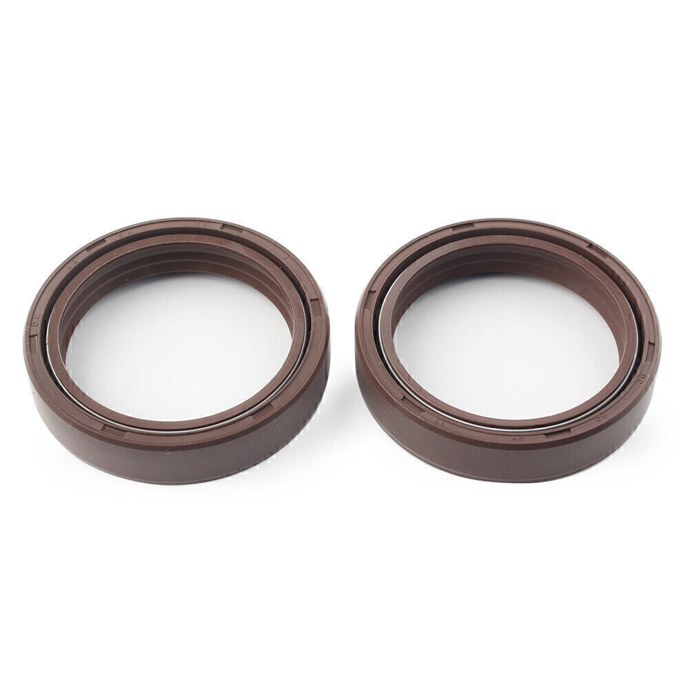 2x 43X54-11MM Front Fork Damper Shock Absorber Fork Dust Oil Seal Fit Motorcycle Q