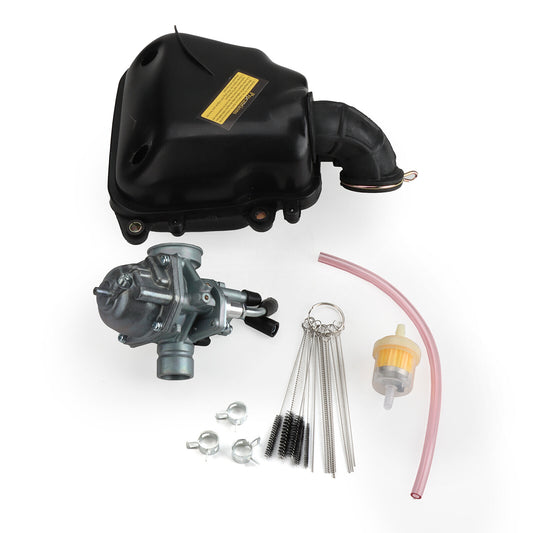 0451022 Carburetor Manual choke Carb with Air Filter Box For Scrambler 50 /90 Q