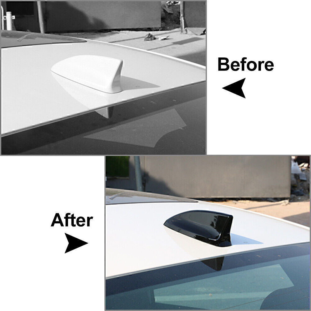 Glossy Black Exterior Shark Fin Antenna Cover Fit for Honda for Civic 11th 2022 Up Q