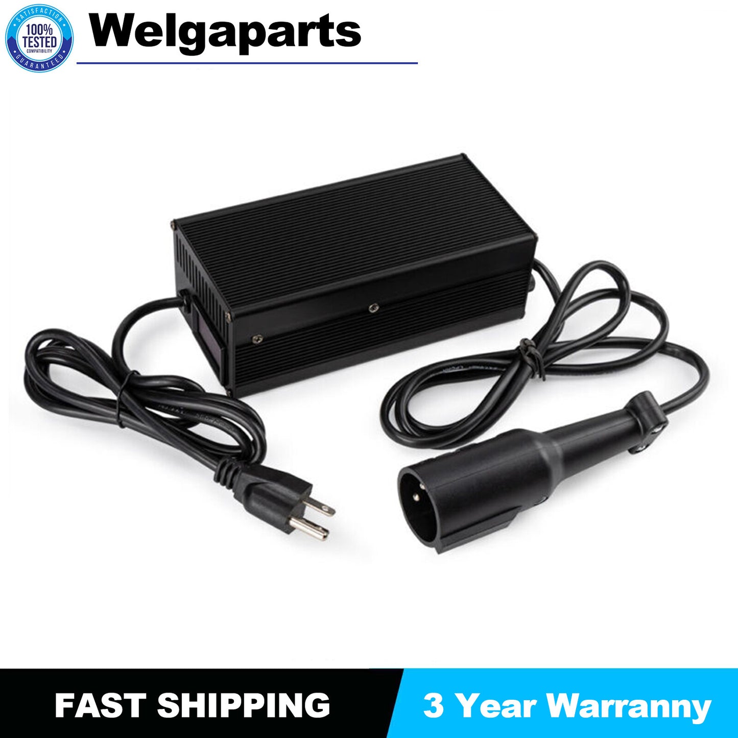 1PC 48V For EzGo for Golf Cart Battery Charger Connector 5A Round 3 Pin Plug Charge