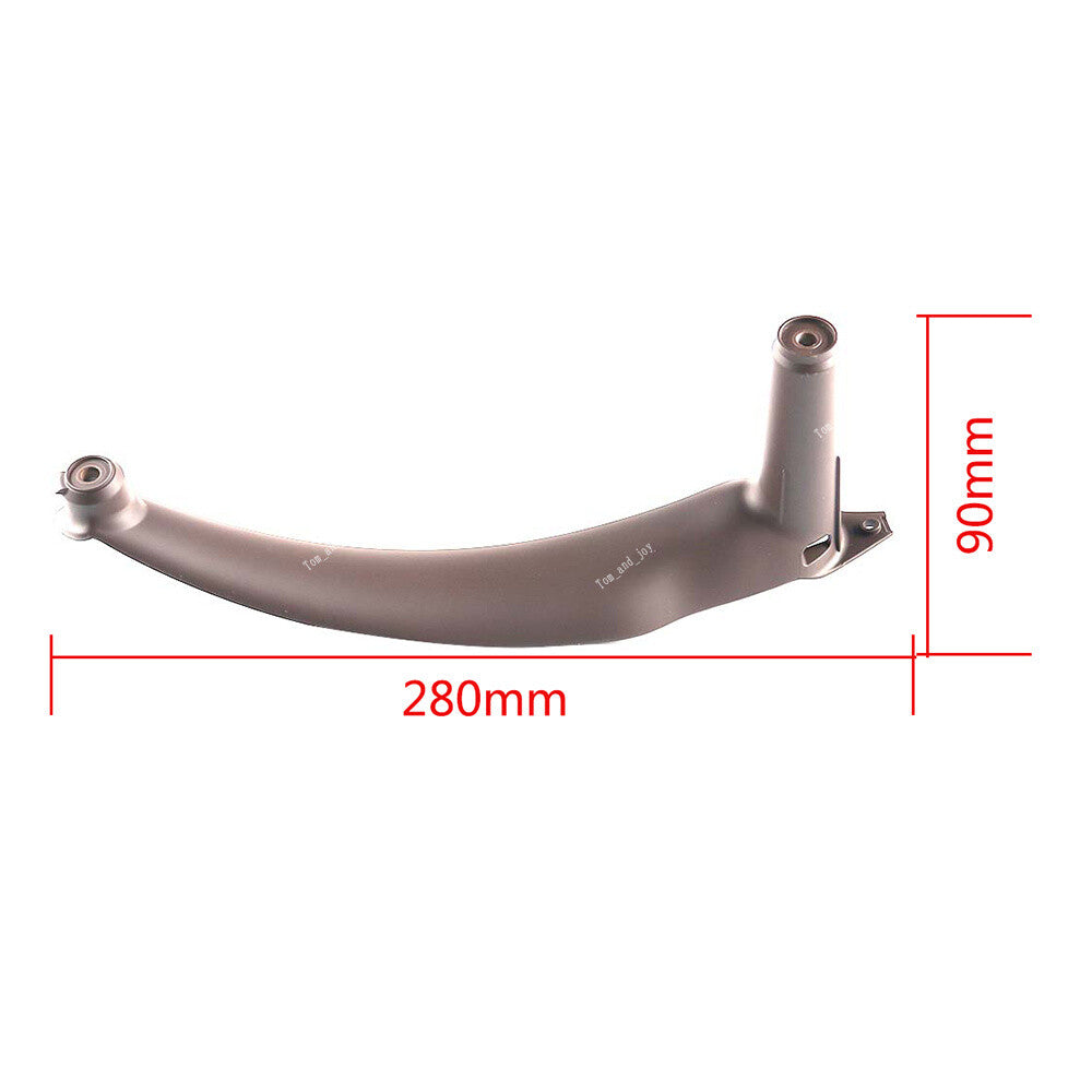 Brown Inner Door Panel Handle Pull Trim Cover Left Side for BMW E70 E71 for X5 X6 Q