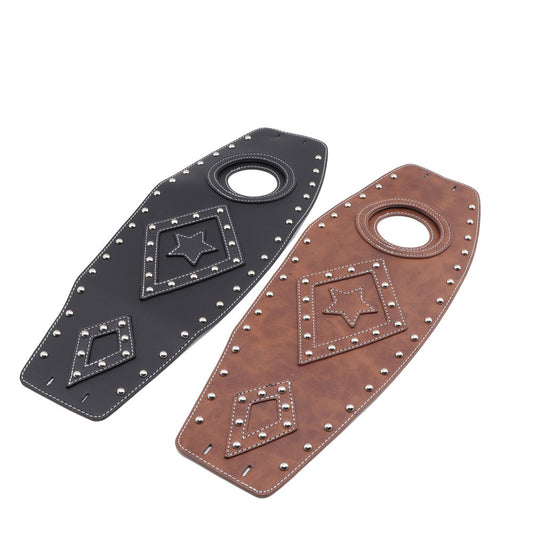 Motorcycle PU Leather Fuel Tank Holster Protective Cover for Harley for Honda for Suzuki Q