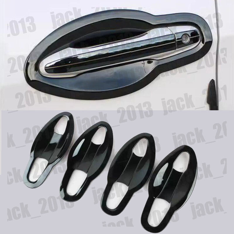 for Honda CRV CR-V 2012-2016 Black Side Door Handle Bowl Cup Cover Trim 8pcs