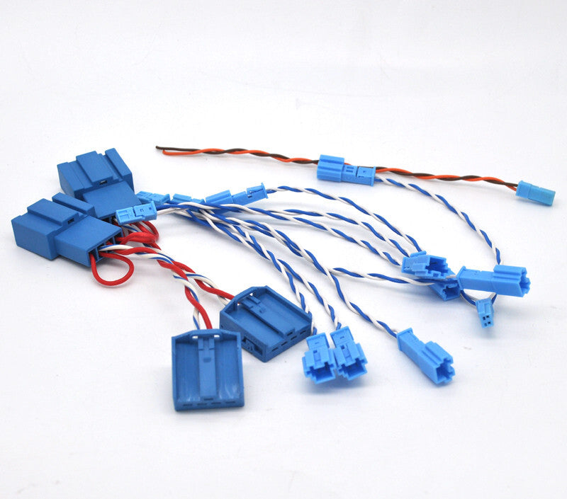 Retrofit subwoofer dash SPEAKER TWEETER Cables set 7 For f10 f20 f30 f32 E90 v