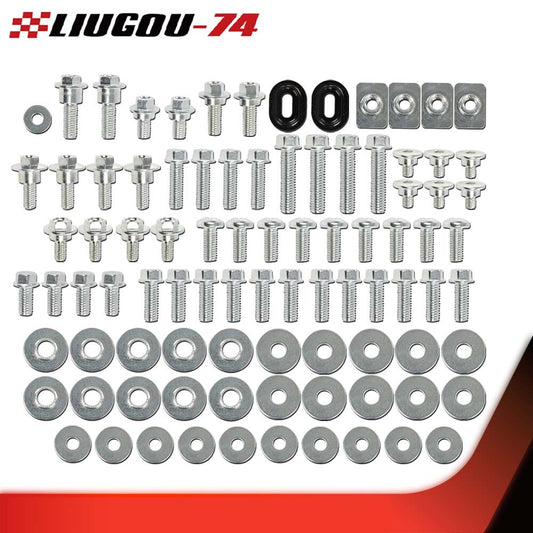 Fit for for Honda 150 250 450 Crf150Rb Crf250X Crf450X All Plastic Bolt Kit - v