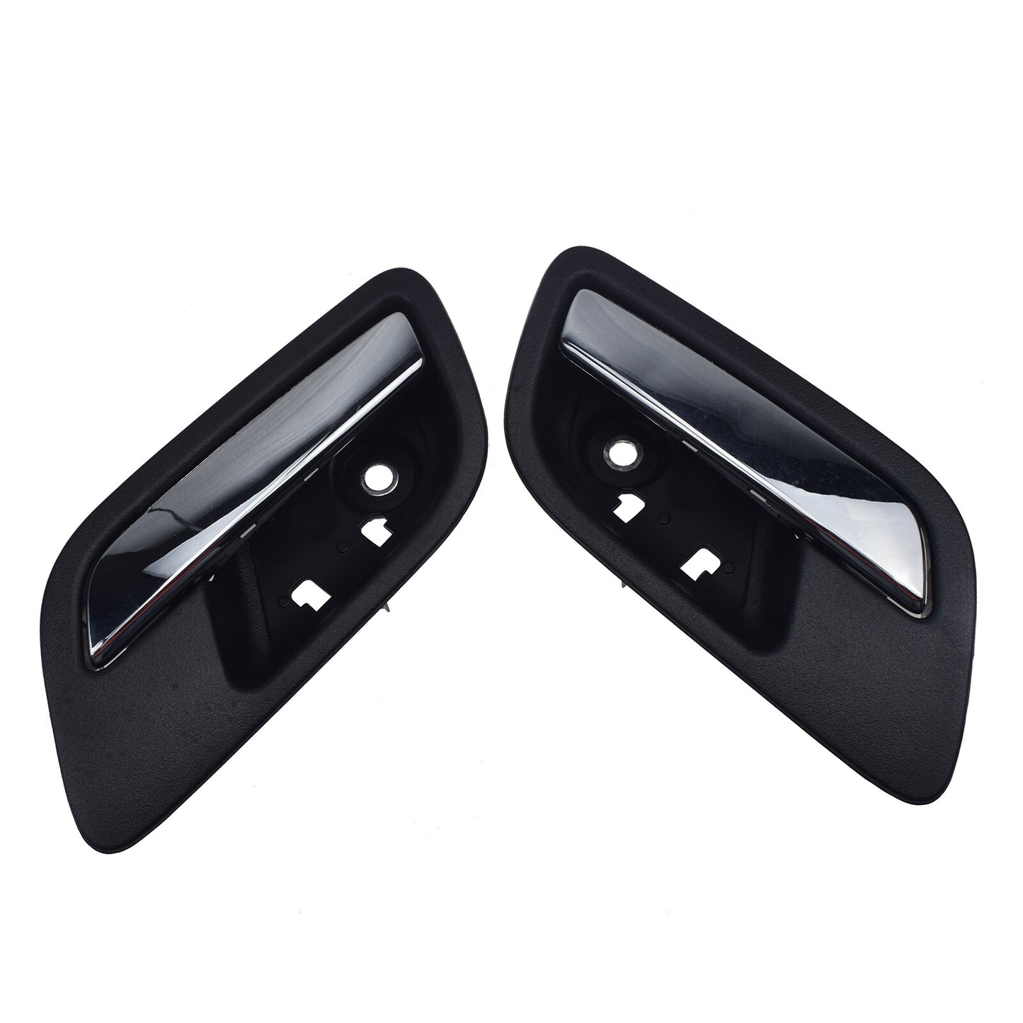 2-pack of LH right-hand black/chrome rear interior door handles for GMC n