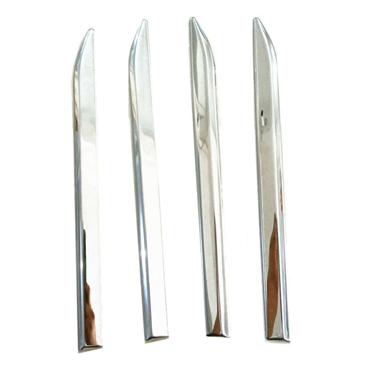 Car Front Side Fender Cover Sticker Trims 3D Dagger Emblem Design Rustproof 4Pcs