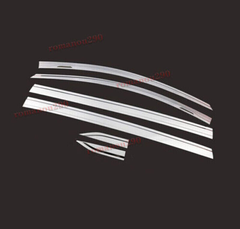 for Lincoln Nautilus 2019-2023 silver Window Vent Visor Sun Rain Deflector Guard