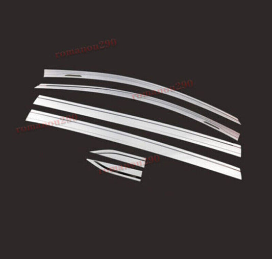 for Lincoln Nautilus 2019-2023 silver Window Vent Visor Sun Rain Deflector Guard