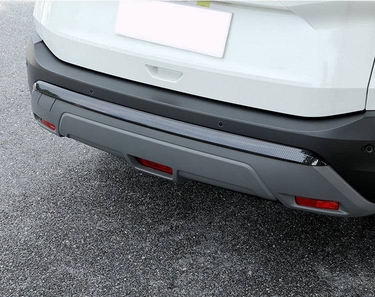 For Rogue 2021-2023 ABS Carbon Rear Bumper Lower Protector Cover Trim B n