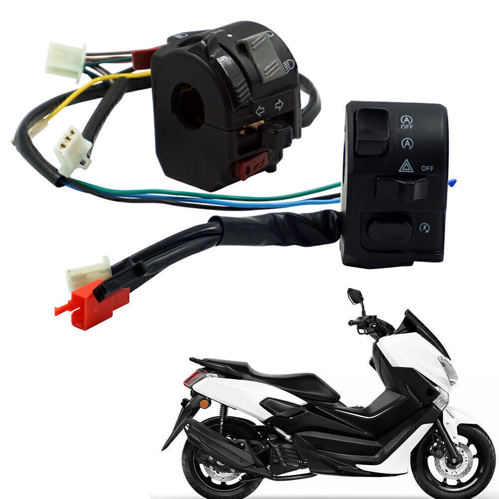 Motorcycle Horn Button Light Start Handlebar Controller Switch for Yamaha Nmax Q