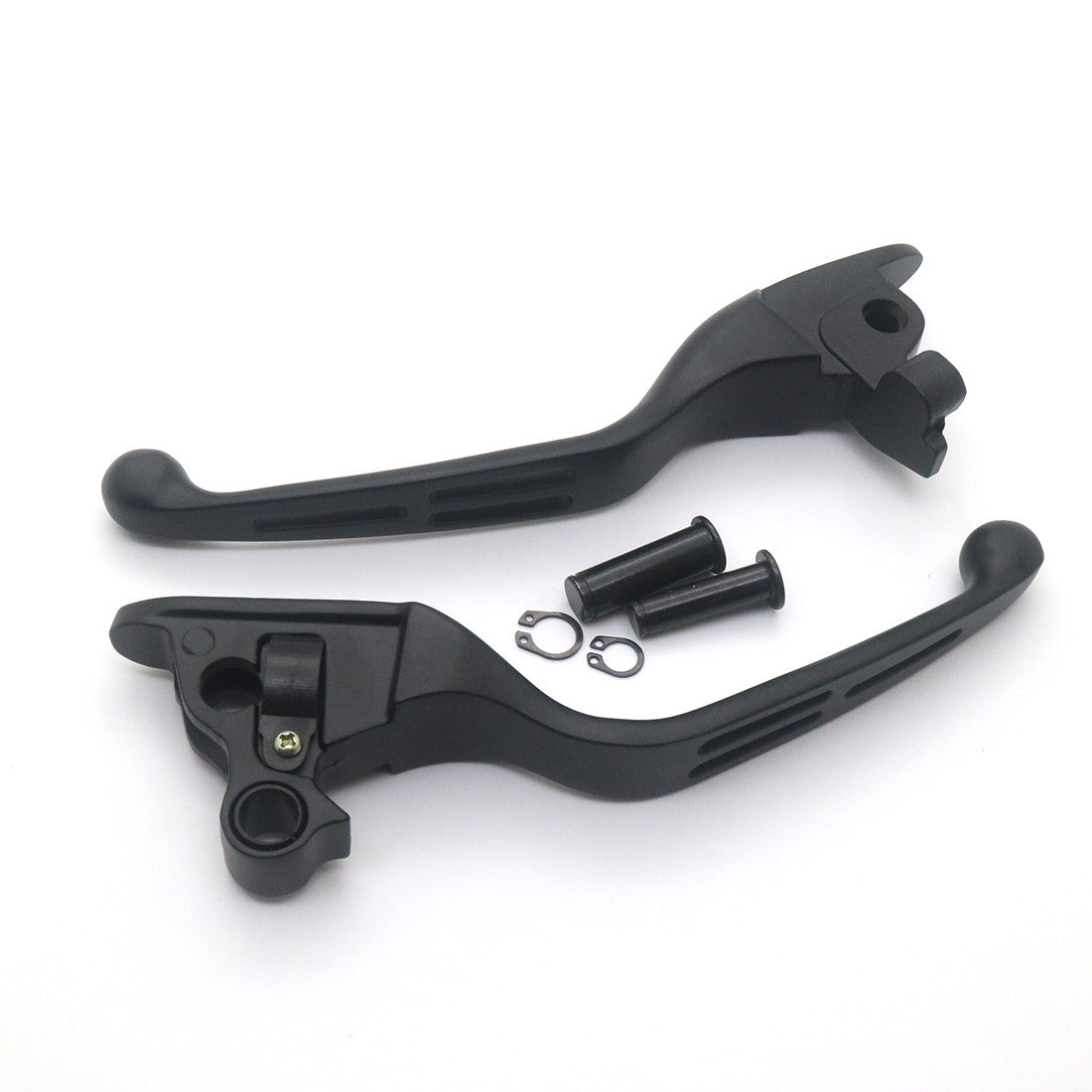 Black Hollow Out Brake Clutch Lever for Harley Touring Road Glide FLTR 2008-2013 Q