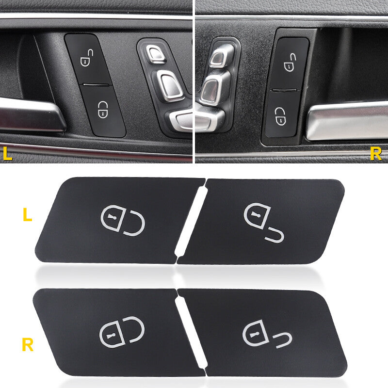 Left+Right Door Lock Switch Button for Mercedes Benz C-Class W204 Sedan 2007-14