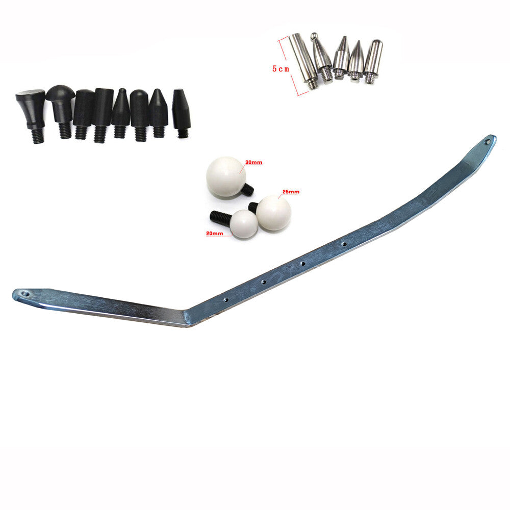 Flat Bar Rubber Hammer Car Paintless Dent Repair Kit Damage Removal Rod Hook Kit v