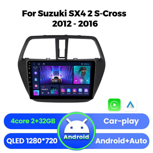 Car Android Multimedia Radio for Suzuki SX4 2S-Cross12-16 Navigation GPS Carplay
