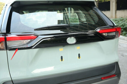 Rear Door Trunk Lid Tailgate Strip Trim ABS Black Fit for Toyota RAV4 2019-2023