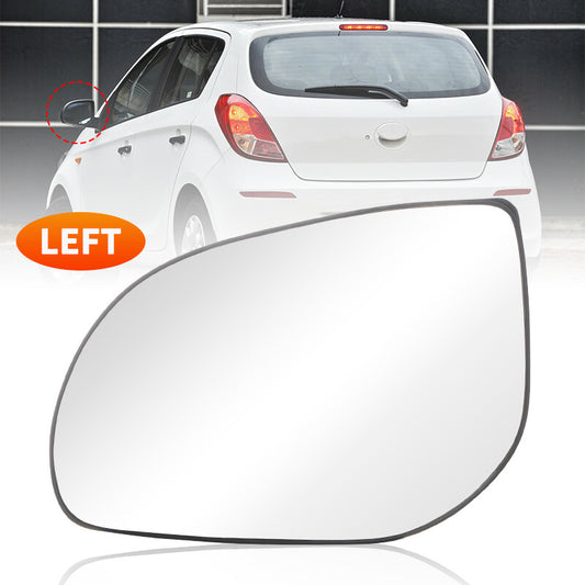 Left Driver Side Heated Mirror Glass Fit for Hyundai i20 2008-2013 i10 2011-2013
