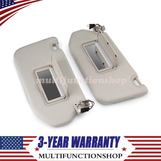 Two-pack of left and right sun visors suitable for Nissan Pathfinder 2018 SL 3.5L 96400-9PB0A