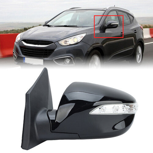 F¨¹r for Hyundai IX35 LM 09-15 Links Au?enspiegel R¨¹ckspiegelMit Beheizbar Schwarz