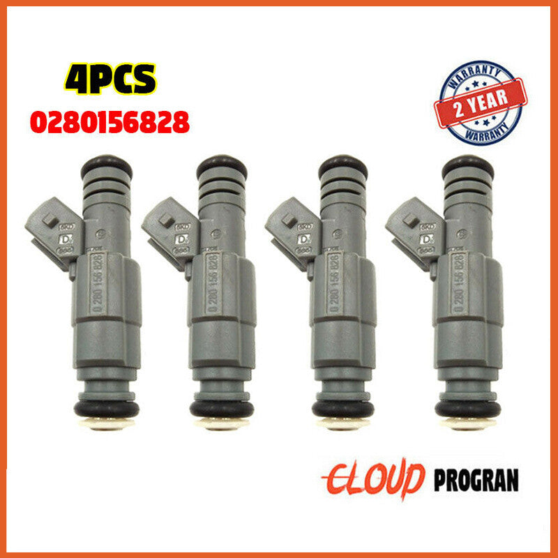 Set Of 4 Fuel Injector Nozzles for Chevrolet 280156828 0280156828