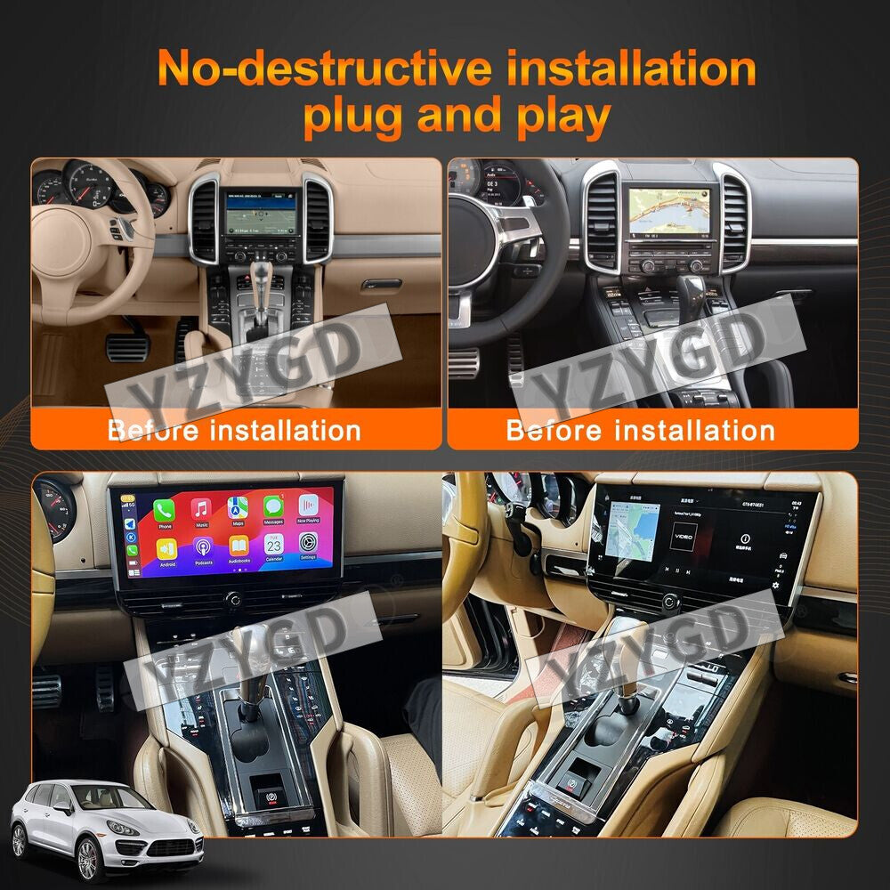 for Porsche for Cayenne 2010-2017 Car Central Control A/C Button Panel Full Touch