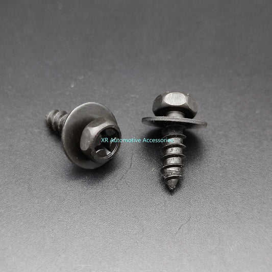 10 Pcs for Toyota for Lexus Car Bumper Cover Splash Shield Mud Guard Screw Bolt Q