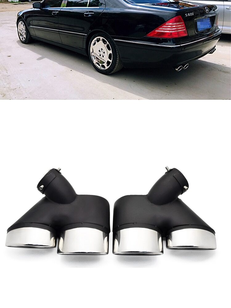 Stainless steel muffler exhaust for Mercedes-Benz W211 E-Class (2002-07) Q