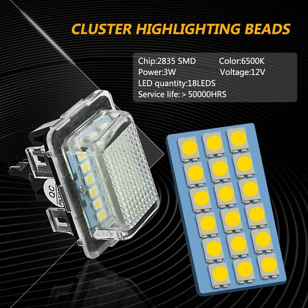 2Rear LED License Plate Number Light Lamps For S-Class W221 05-11 n