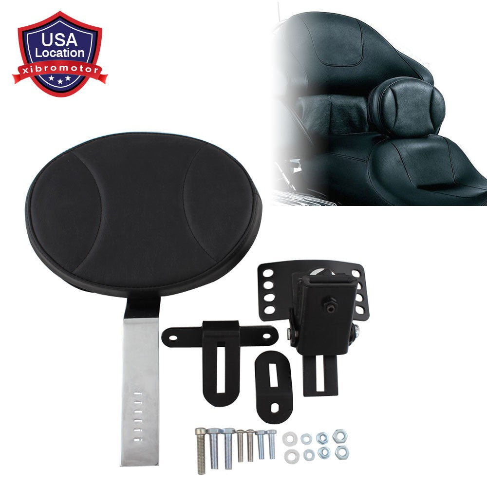Adjustable Plug-In Driver Rider Backrest for Harley Road Electra Glide 1997-2022