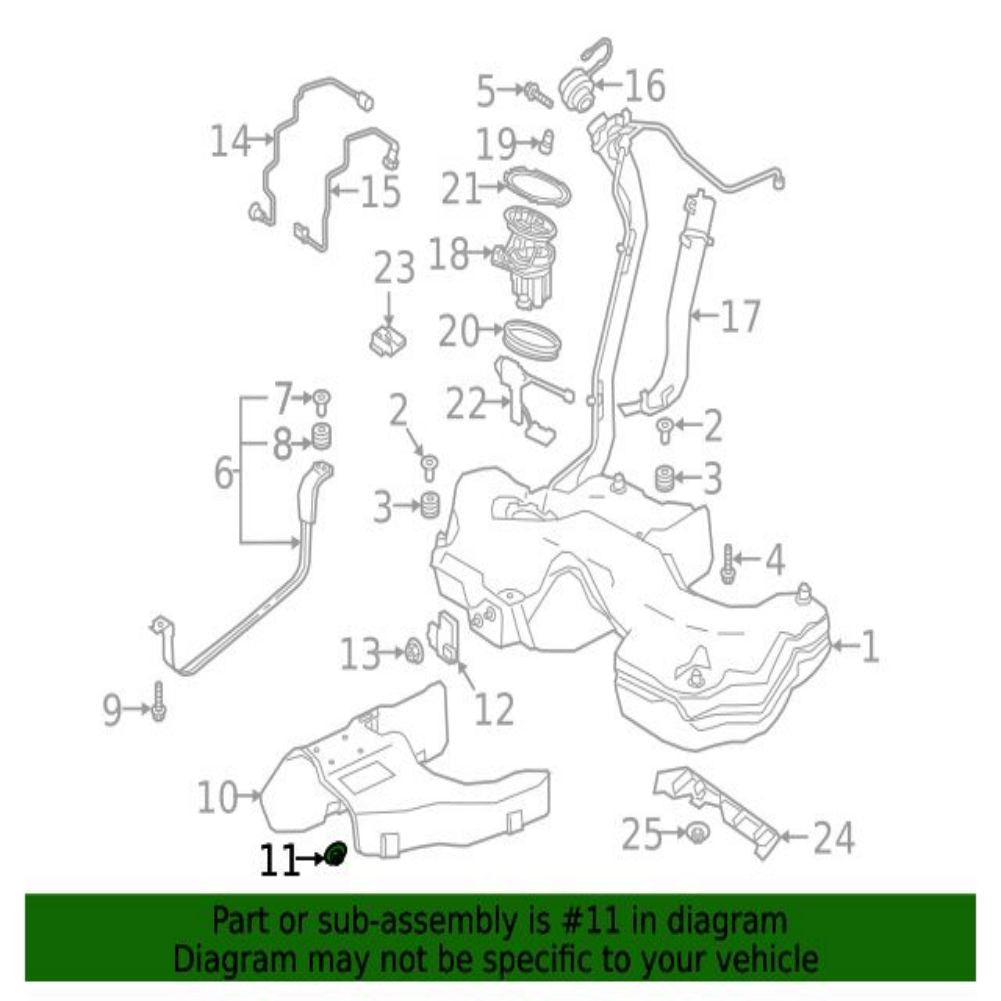 N91068501 Heat Shield Nut for VW Various Models Q