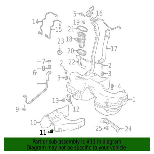 N91068501 Heat Shield Nut for VW Various Models Q