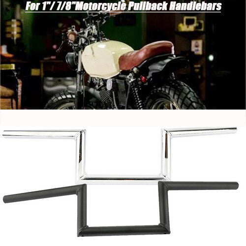 Motorcycle 7/8''/ 1Drag Z-Bar Pullback Handlebar for Suzuki for Honda Chopper Q