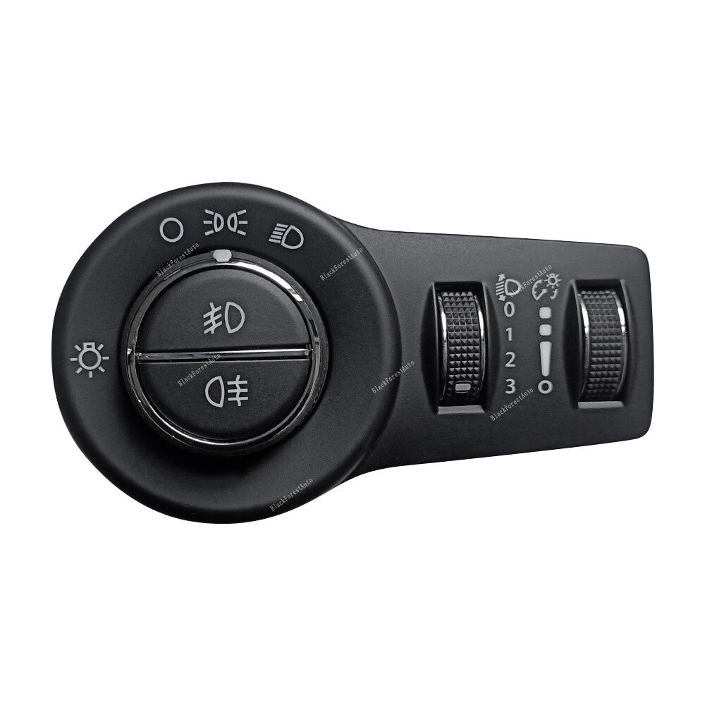 Black Front Headlamp Switch Fits 2014-17 for Jeep Cherokee Replacement 68159551AB