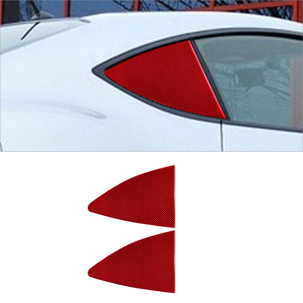 4Pcs Window Lift Panel Trim Interior Carbon Fiber for Chevy Impala 2014-2020 v