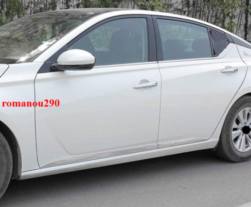 4x for Nissan Altima 2019-24 Stainless Chrome Side Door Body Molding Cover Trim