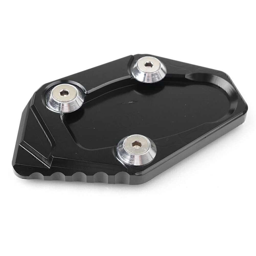 Kickstand Enlarge Plate Side Stand Extension Pad for YAMAHA YZF-R3 2015 Black Q