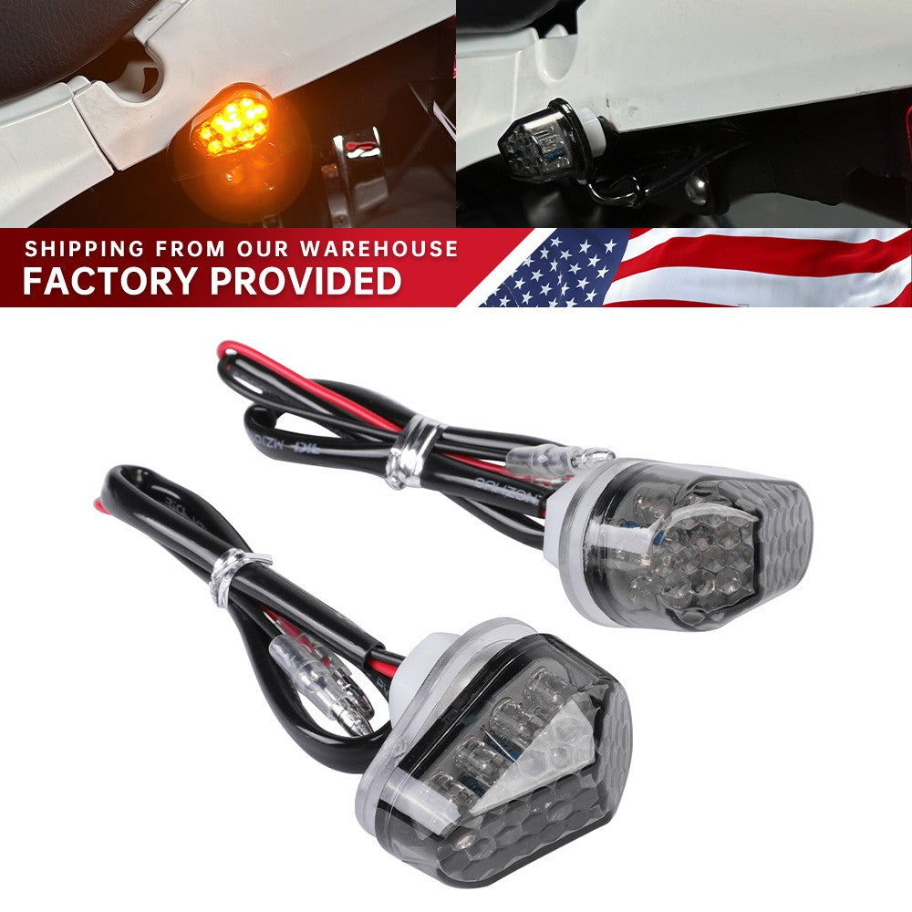 for HONDA XR125L XR150L XR190L REAR LED Flush Mount Turn Signals Lights Q