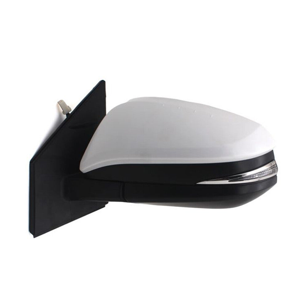 Left side mirror driver for 16-19 RAV4 with power heating BSM CR EC white 16-pin - n