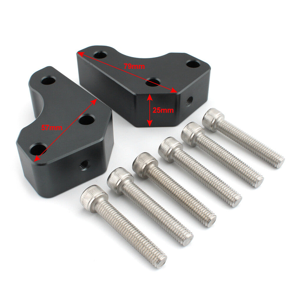 Handlebar Risers Height Up Adapters for Kawasaki GTR1400 Concours 1400 08-22