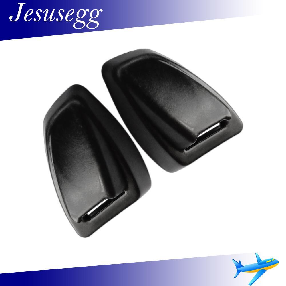 2Pcs Headlight Cover Plastic Black Left  Right Fits For 2008 - 2014 for Cadillac Q