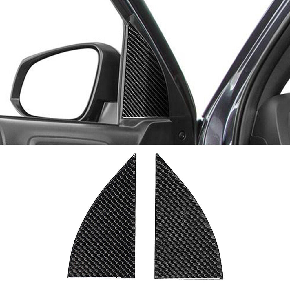 for Toyota Tacoma 2016-2022 Carbon Fiber Interior Door A-Pillar Cover Trim