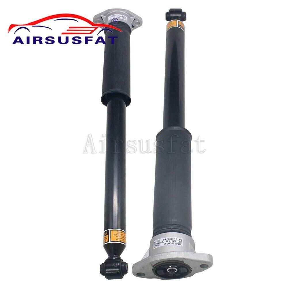 Two rear shock absorbers suitable for Mercedes W213 C257 E CLS class suspension without ADS