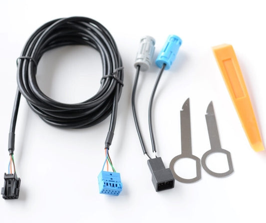 Retrofit Bluetooth dual Microphone cable set for Audi A3 MMI 3G+ for VW for golf Mk7 MIB v