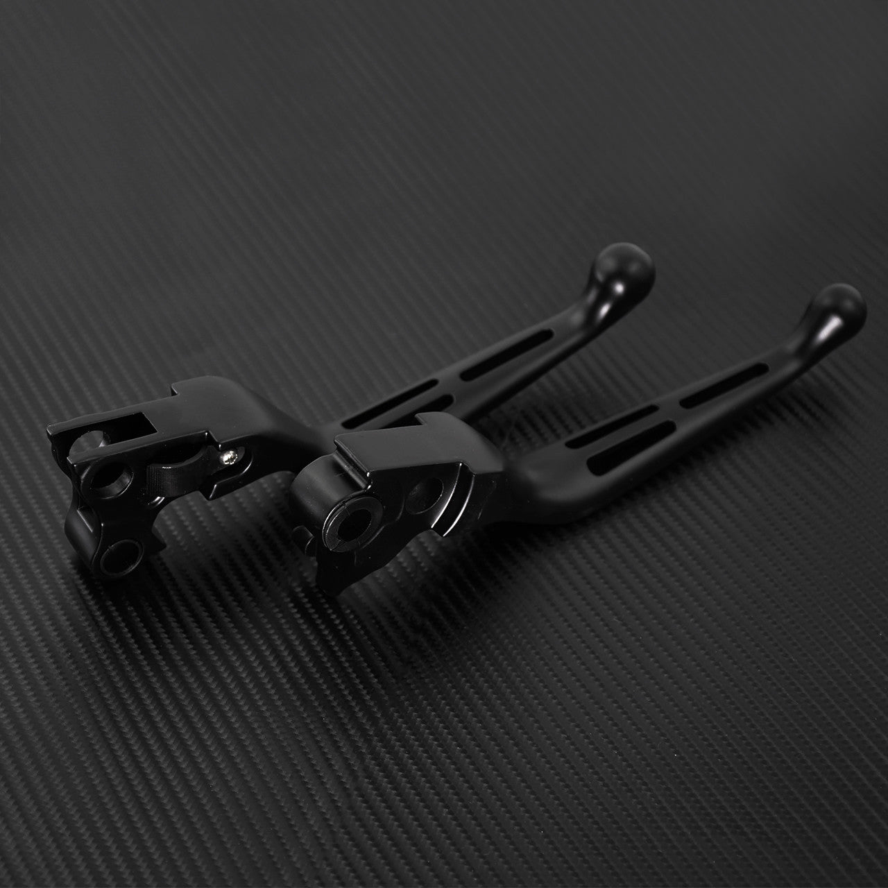 Matte Black Clutch Brake Levers Fit for Harley Sportster XL Dyna Touring Softail Q
