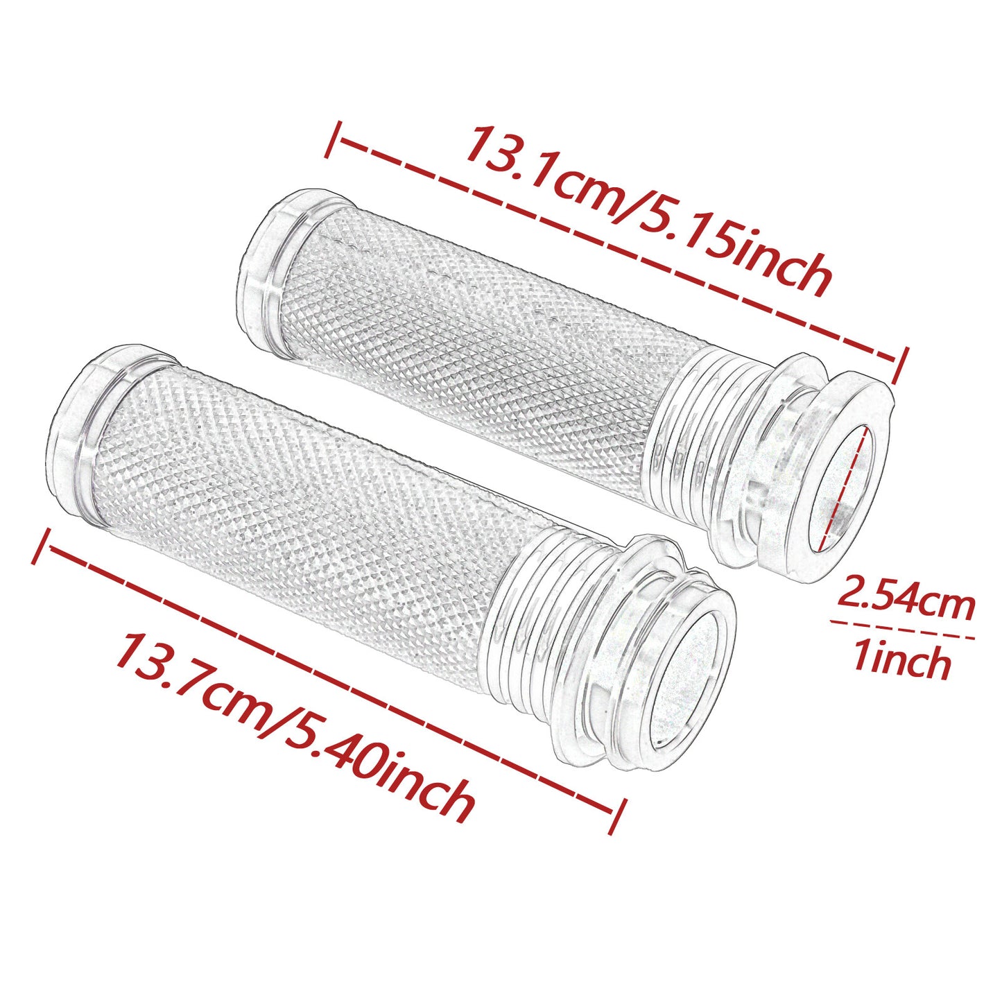 Universal 1 Motorcycle Handle Bar Grips for Harley-Davidson Road King Softail