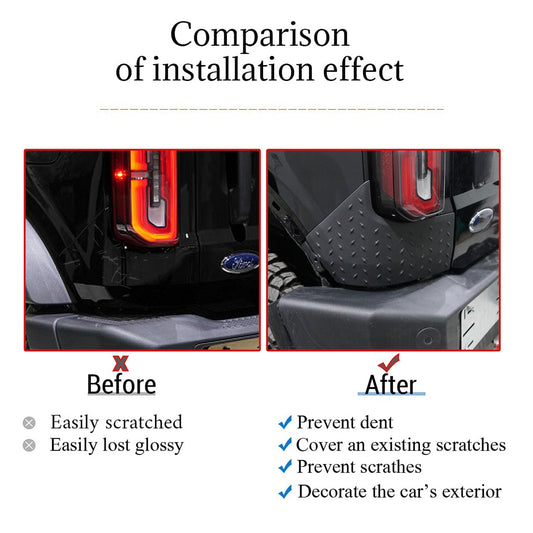 for ford  Bronco Accessories 2021-2024 Anti Scratch Rear Corner Guards Protector