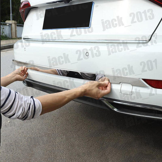 for Volkswagen for Jetta 2019-2022 Steel Rear Bumper Strip Protector Cover Trim
