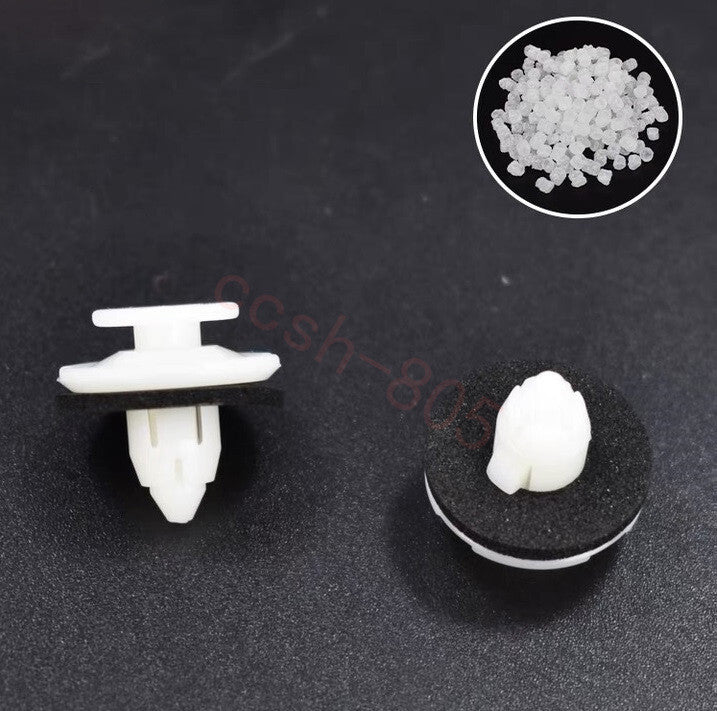 10 Pcs Car Tailgate Hatch-license Moulding Trim Piece Retainer Clips for Honda