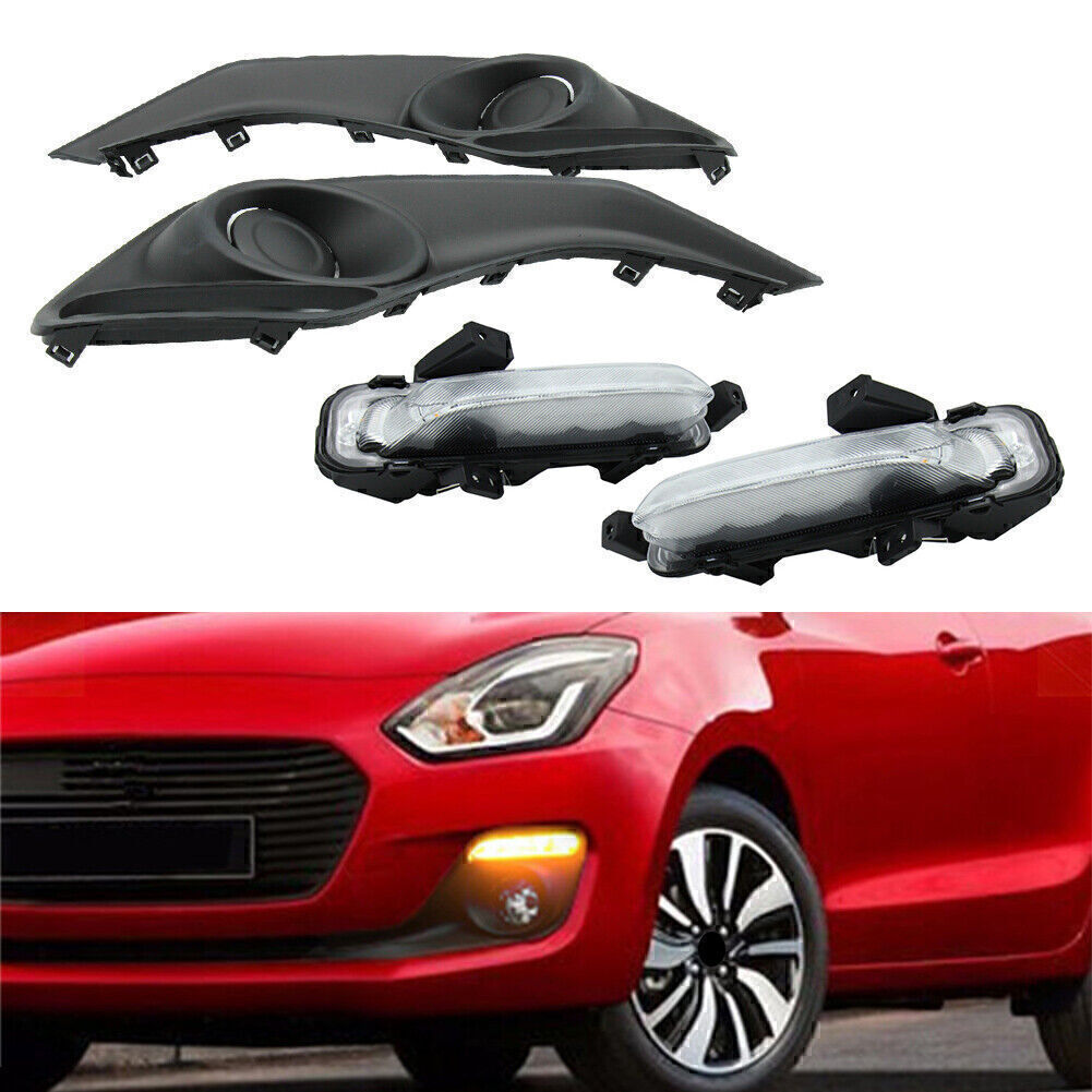 LED Daytime Running Lights DRL for Suzuki for Swift 2017-2023 2018